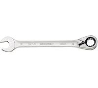 GEDORE Clé mixte à cliquet 7 UR 13 – 13 mm réversible coudée 12 pans L180 mm