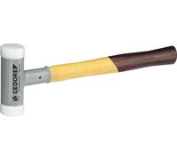 Gedore Maillet 248 H-80 – à face douce, embouts plastiques, sans rebond Ø 80 mm