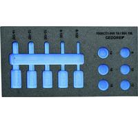 Gedore 2957949 EI-1500 CT1-INX 19LK Plateau de rangement (L x l x H) 310 x 158 x 35 mm