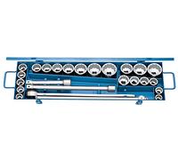 Gedore Jeu de clés à douille Gedore 3/4'' 25 pcs profil UD mm+INCH Quantité:1