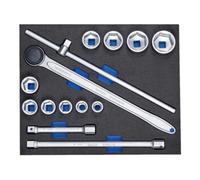 Gedore Assortiment de clés à douille Gedore 3/4'' dans le module Check-Tool, 14 pcs Quantité:1