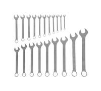 GEDORE Assortiment de clés mixtes, 20 pièces, Tailles 8 à 32 mm, Coudées à 15°, 12 pans, Profil UD, Jeu de clés, 7-020