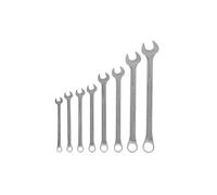 GEDORE Assortiment de clés mixtes, 8 pièces, Tailles 8 à 19 mm, Contre-Coudées, 12 pans, Profil UD, Jeu de clés, 1 B-080
