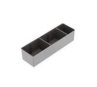 GEDORE Boîte i3, Pour i-BOXX 72 n° 1101 L, Rangement pour petites pièces, Avec 2 plaques de séparation, 260 x 63 x 78 mm, E-1101 BT