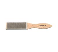 Gedore Brosse pour limes 645, fils 10 mm, manche en bois, 250 mm