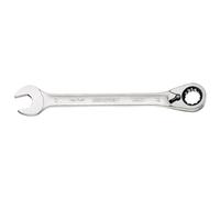 GEDORE Clé à fourche avec cliquet, Réversible, Taille 13 mm, Coudée, 12 pans, Profil UD, Clé, 7 UR 13