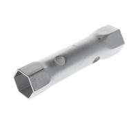 Gedore Clé à tube double 26 R ouv. de clé 46 x 50 mm L. 240 mm perçages-D. 21,0 mm chromé GED Quantité:1