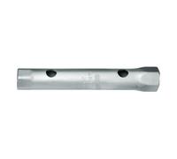 Gedore Clé tubulaire double 26 R 6x7 – 6 + 7 mm, 6 pans, 105 mm, acier chromé