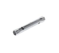 GEDORE Clé tubulaire double, 16 + 18 mm, 6 pans, 150 mm de long, Outil pour écrous et vis, Voiture, 26 R 16x18, Acier chromé