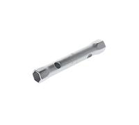 GEDORE Clé tubulaire double, 18 + 19 mm, 6 pans, 155 mm de long, Outil pour écrous et vis, Voiture, 26 R 18x19, Acier chromé