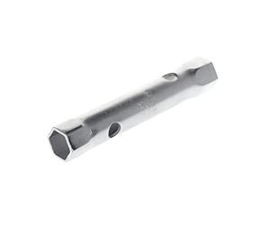 GEDORE Clé tubulaire double, 24 + 26 mm, 6 pans, 180 mm de long, Outil pour écrous et vis, Voiture, 26 R 24x26, Acier chromé