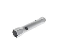 Gedore Clé à tube double 26 R – 30 x 36 mm, L 220 mm, perçage Ø 18,5 mm, chromée