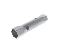 GEDORE Clé tubulaire double, 41 + 46 mm, 6 pans, 235 mm de long, Outil pour écrous et vis, Voiture, 26 R 41x46, Acier chromé