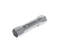 GEDORE Clé tubulaire double, 46 + 50 mm, 6 pans, 235 mm de long, Outil pour écrous et vis, Voiture, 26 R 46x50, Acier chromé
