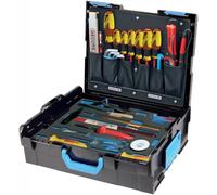 GEDORE Mallette à outils L-BOXX 136, Set de 36 pièces, Complète, Coffre à outils, Outils pour électriciens, Mallette en plastique, 1100-02
