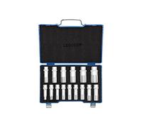 Gedore Jeu de douilles 2190214 - 1/2'' (12,5 mm) - 15 pièces métriques