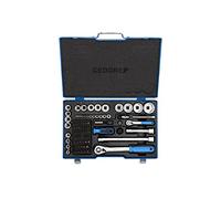 Gedore Coffret de douilles 1550691 – 81 pièces métriques 1/4 (6,3 mm) & 1/2 (12,5 mm)