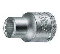 Gedore Douille D 19 (6133630) 1/2 po. – 12 pans – 14 mm – L 38 mm