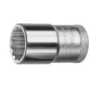 Gedore Douille D 19 1/2 po. 12 pans ouv. de clé 13 mm L. 38 mm GEDORE Quantité:1