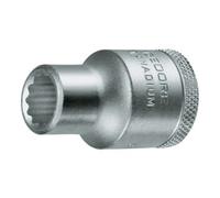 Gedore Douille D 19 1/2 po. 12 pans ouv. de clé 19 mm L. 40 mm GEDORE Quantité:1