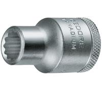 Gedore Douille D 19 1/2 po. 12 pans ouv. de clé 33 mm L. 44,5 mm GEDORE Quantité:1