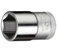 GEDORE Douille, Entraînement 1/2" 12,5 mm, 6 pans, Diamètre 33 mm, Outil, 19 33, Acier chromé