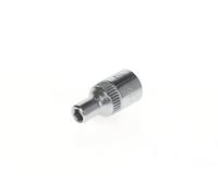 GEDORE Douille, Entraînement 1/4" 6,3 mm, 6 pans, Diamètre 4 mm, Outil, 20 4, Acier chromé