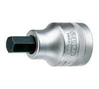 GEDORE IN 21 17 Embout de tournevis 1" femelle 6 pans 17 mm, 6181010