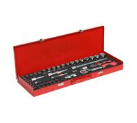 GEDORE red R46004049 Jeu de douilles 1/4"+1/2" 49 pièces, 3300010