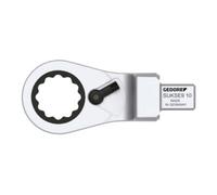 Gedore Clé mixte à cliquet enfichable SUKSE9 SE 9x12, réversible – 10 mm