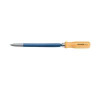Gedore Grattoir triangulaire 132-200 – lame 200 mm, manche en bois, virole sertie