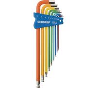 Gedore H 42 CKEL-09 Allen Allen key set 1.5 mm, 2 mm, 2.5 mm, 3 mm, 4 mm, 5 mm, 10 mm