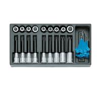 Gedore Inserts de tournevis Gedore 1/2" dans le module 1/3 ES (1500 ES-ITX19 LKP) Quantité:1