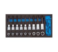 Gedore Inserts pour tournevis Gedore jeu 1/2'' dans le module Check-Tool 19 pcs. Quantité:1