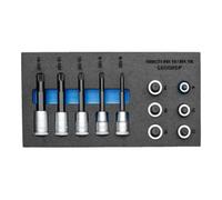 Gedore Inserts pour tournevis Gedore, jeu de 1/2'' dans le module Check-Tool 11 pcs. Quantité:1