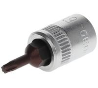 Gedore ITX 20 T9 6190510 6 pans intérieurs (TX) Embout de tournevis 2.5 mm T 9 1/4\ (6.3 mm)