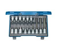Gedore 6129360 Innen-Sechskant Steckschlüssel-Bit-Einsatz-Set 15teilig 1/2 (12.5 mm)