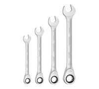 Gedore Jeu de clés à fourche Gedore 4 pcs. acier CV chromé mat avec mousqueton Quantité:1
