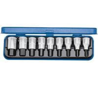 Gedore Jeu de douilles IN 19 PM 9 pièces 1/2" (12,5 mm) 6 pans intérieurs 5–17 mm