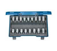 Jeu de 17 embouts de vissage, taille 1/2", T20-60E10-24, Gedore | 4010886612958