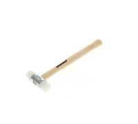GEDORE Maillet en nylon avec manche en bois, Maillet en cuir, Ø 27 mm, Marteau avec manche en frêne, Outil, Forgé, 225 E-27
