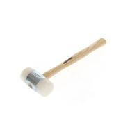 GEDORE Maillet en nylon avec manche en bois, Maillet en cuir, Ø 60 mm, Marteau avec manche en frêne, Outil, Forgé, 225 E-60