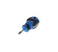GEDORE Petit tournevis cruciforme PZ2, Mini tournevis court, Manche à 3 composants, Longueur 81 mm, Outil, 2161 PZ 2