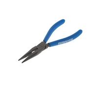GEDORE Pince à becs demi-ronds, Becs longs, Striée, Droite, Trempée par induction, Poignée antidérapante, Longueur 160 mm, 8132-160 TL