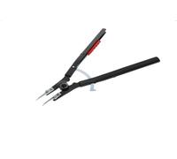GEDORE Pince de montage pour circlips extérieurs, Avec arceau cranté/protection anti-pincement, Becs droits, Diamètre des pointes : 3,2 mm, 8000 A 4 EL