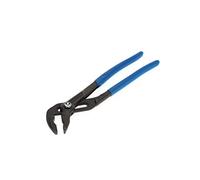 GEDORE Pince multiprise, largeur réglable 38 mm max., réglage par bouton poussoir, protection anti-pincement, plate, chromée, 142 10 TL