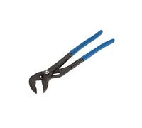 GEDORE Pince multiprise, largeur réglable 44 mm max., réglage par bouton poussoir, protection anti-pincement, plate, chromée, 142 12 TL