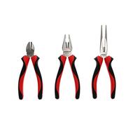 GEDORE red Assortiment de pinces, Jeu d’outils avec pince universelle/pince coupante diagonale/pince à becs demi-ronds, R28002003
