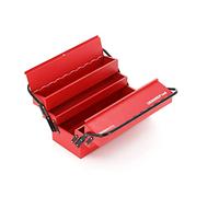 Gedore Red Gedore red Caisse à outils, 5 compartiments, grande, vide, dimensions (LxIxP) : 260x535x210 mm, rouge, tôle d'acier, boîte de tri, R20600073 Quantité:1