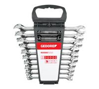 Gedore Red Clé à cliquet Gedore rouge à extrémité ouverte 10-19mm 10 pcs Quantité:1